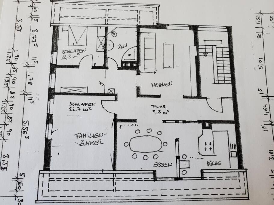 100 Qm Dg Wohnung 《Kehr Wieder》Bexbach Saarland Exterior photo